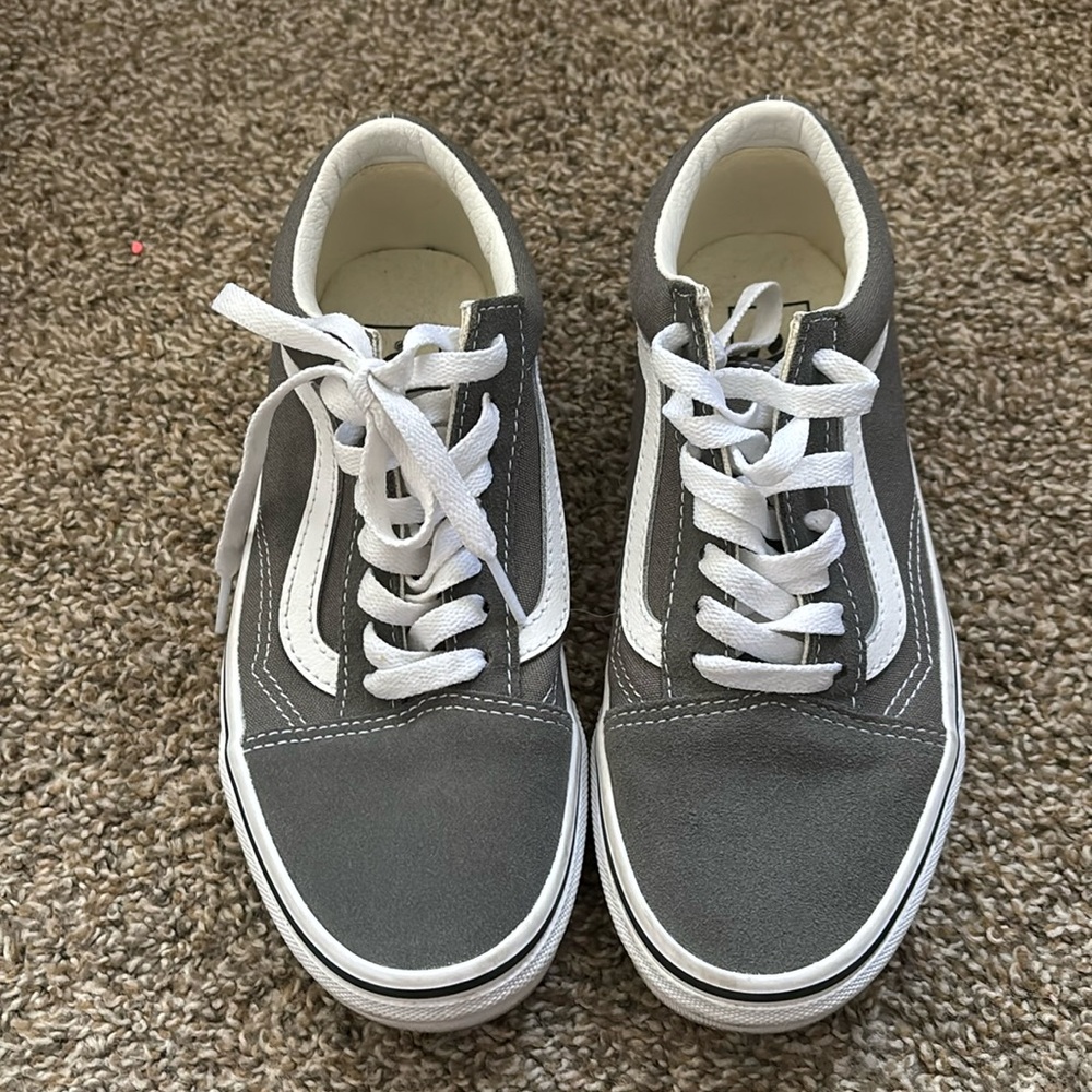 Vans Old Skool Skate Shoe - Gray